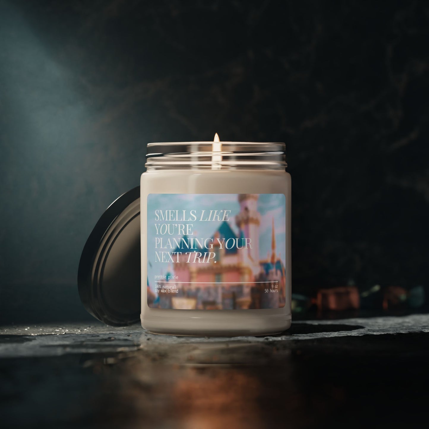 Your Next DLR Trip Candle (Black Lid)