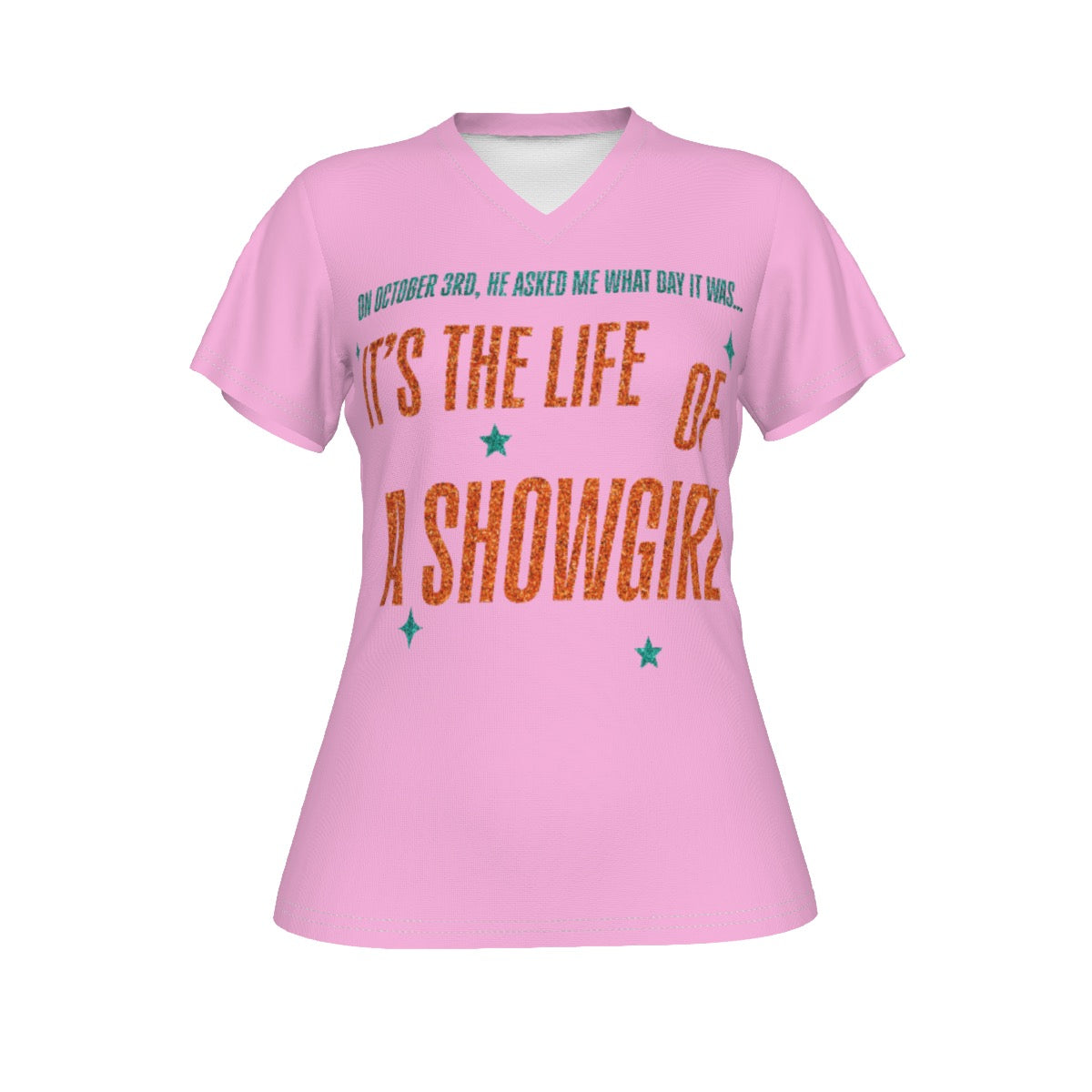 October Showgirl V-Neck T-shirt
