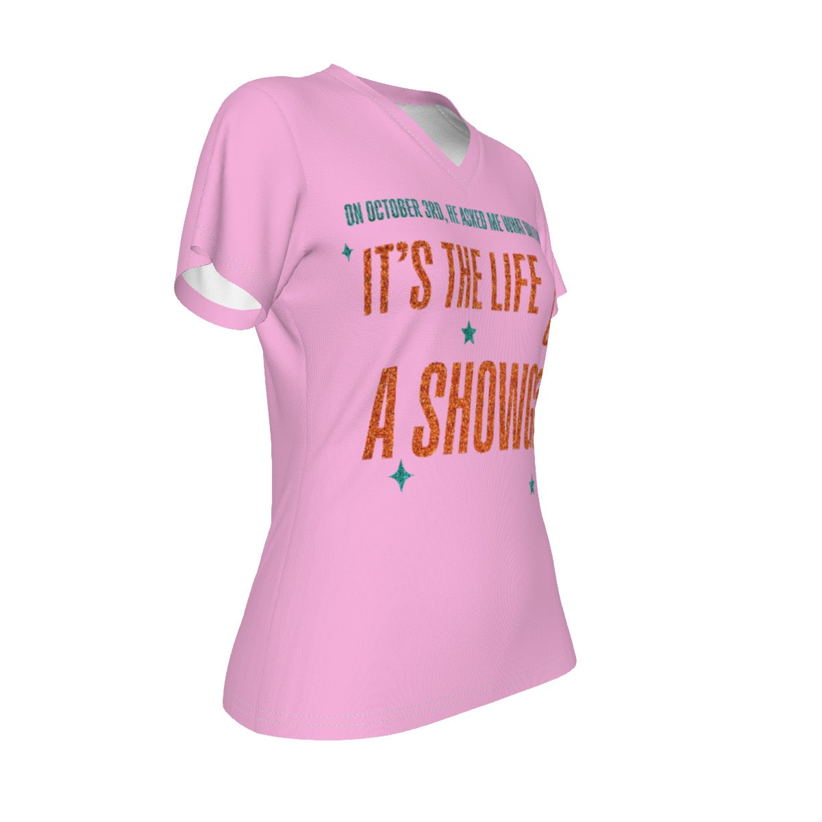 October Showgirl V-Neck T-shirt