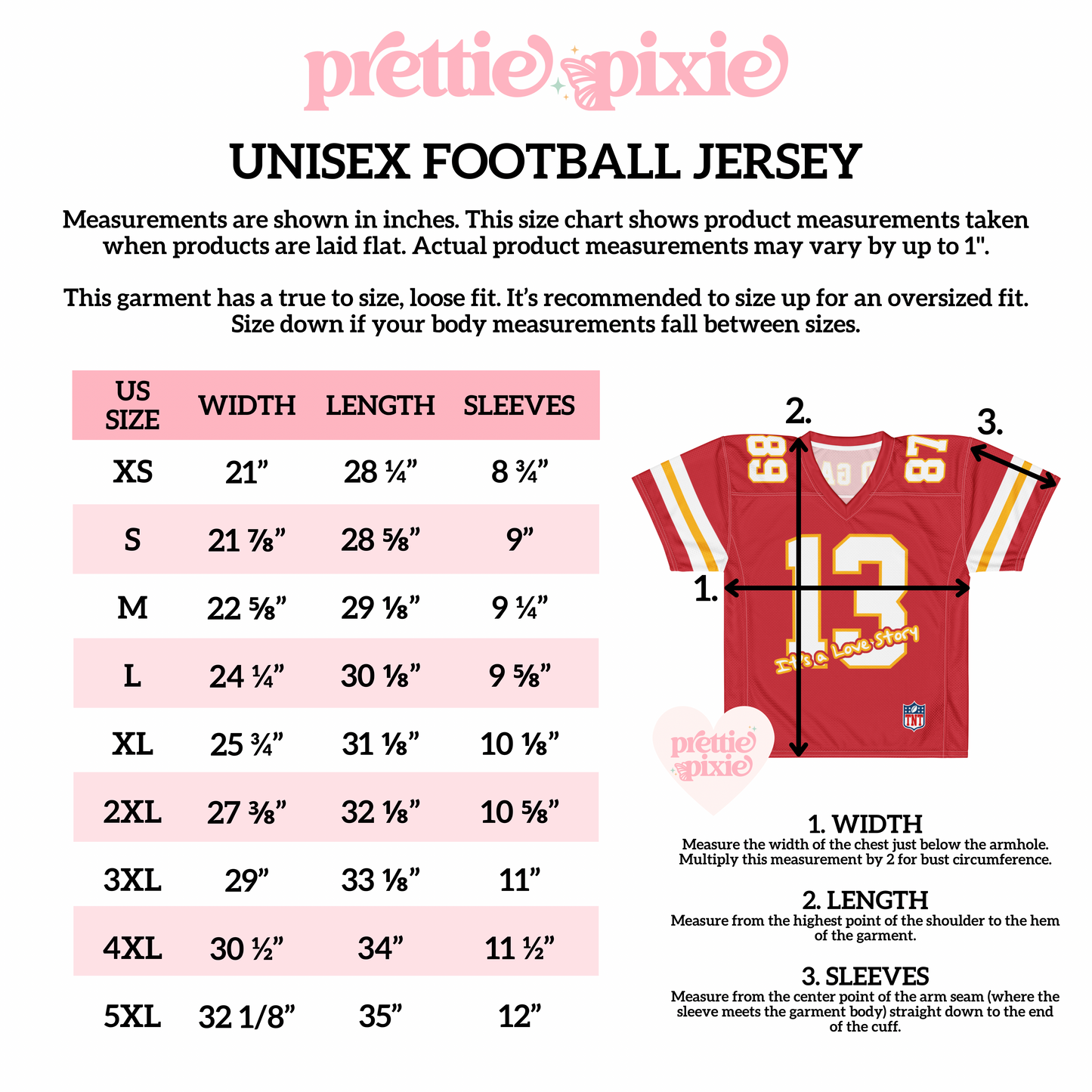 Love Story Football Jersey