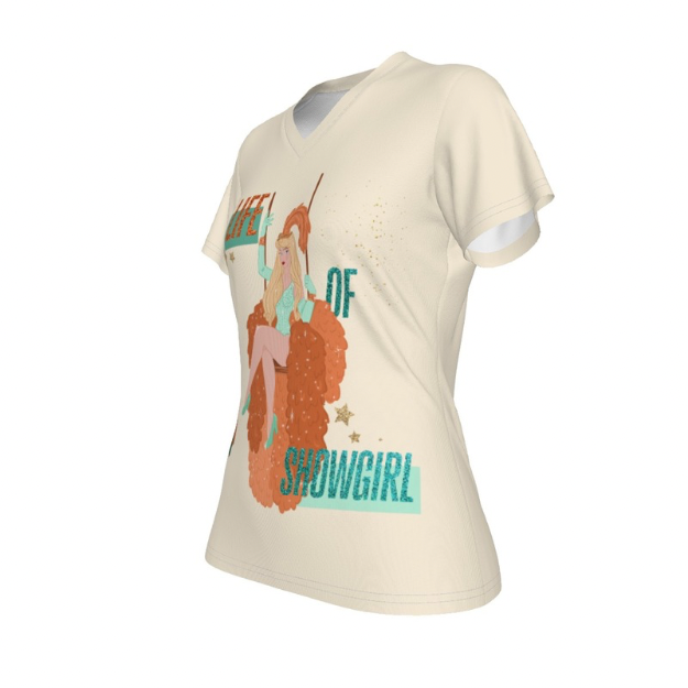 Dreamy Showgirl Princess V-Neck T-Shirt
