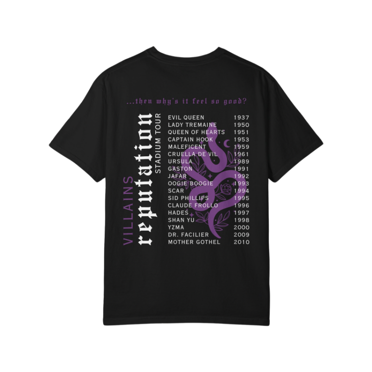 Villains Reputation T-Shirt | BACK FOR A LIMITED TIME