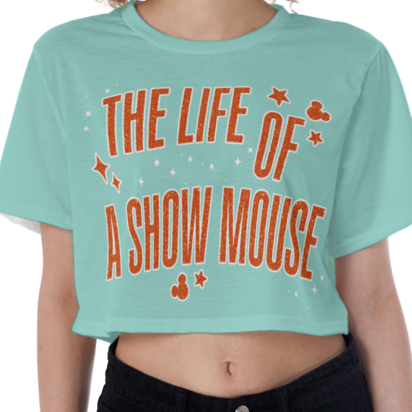 Show Mouse Cropped T-Shirt