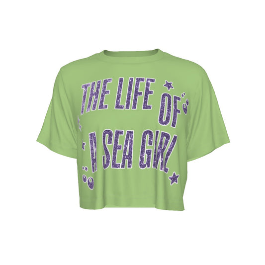 Sea Girl Cropped T-Shirt