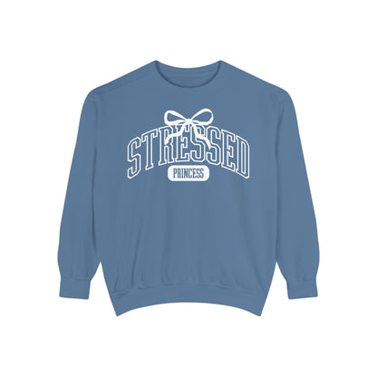 Stressed Princess Sweatshirt | Adult Comfort Colors Unisex