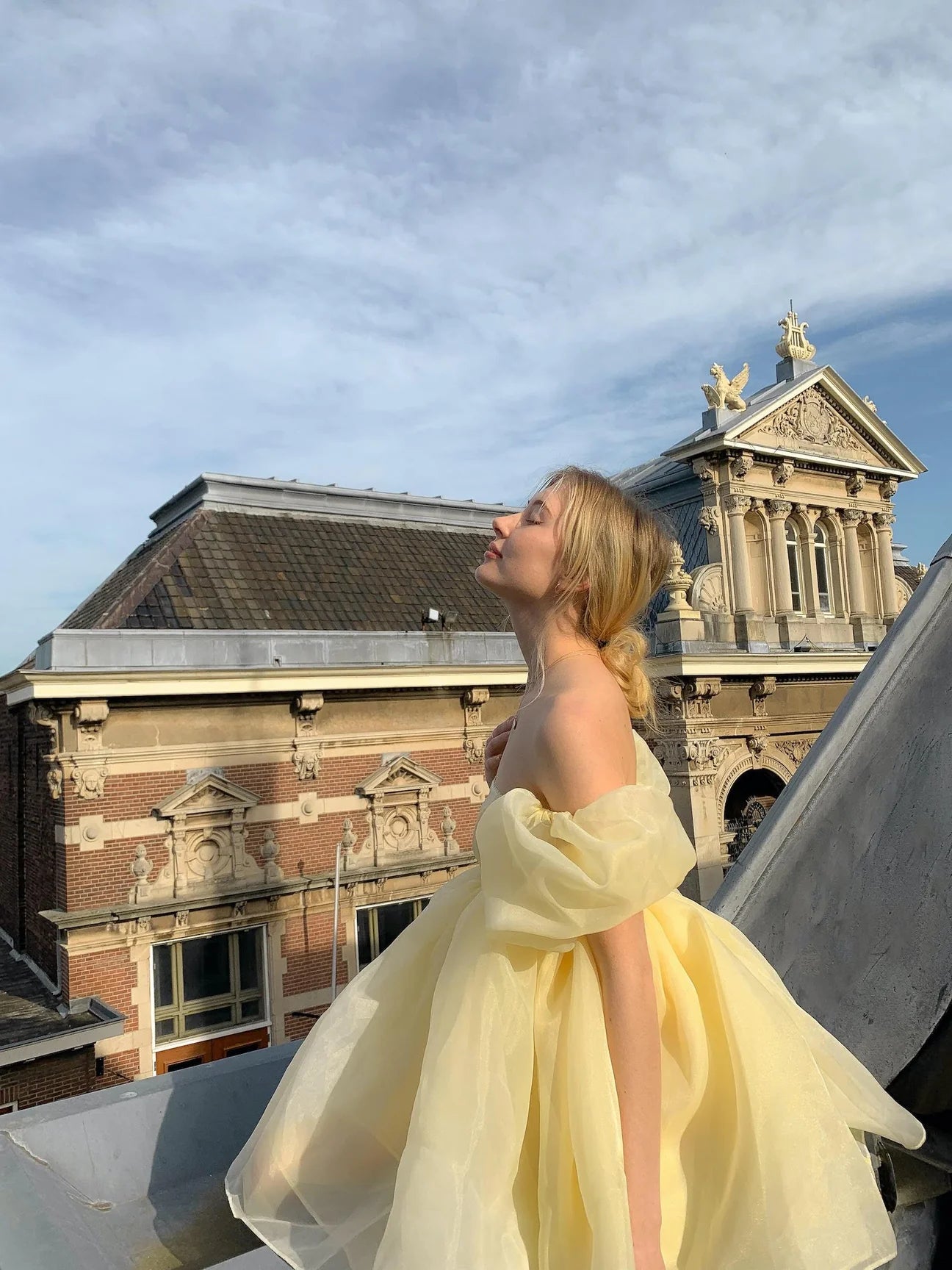 Selkie The Baby Banana Puff Dress - Women’s Size M (Retails for $259)