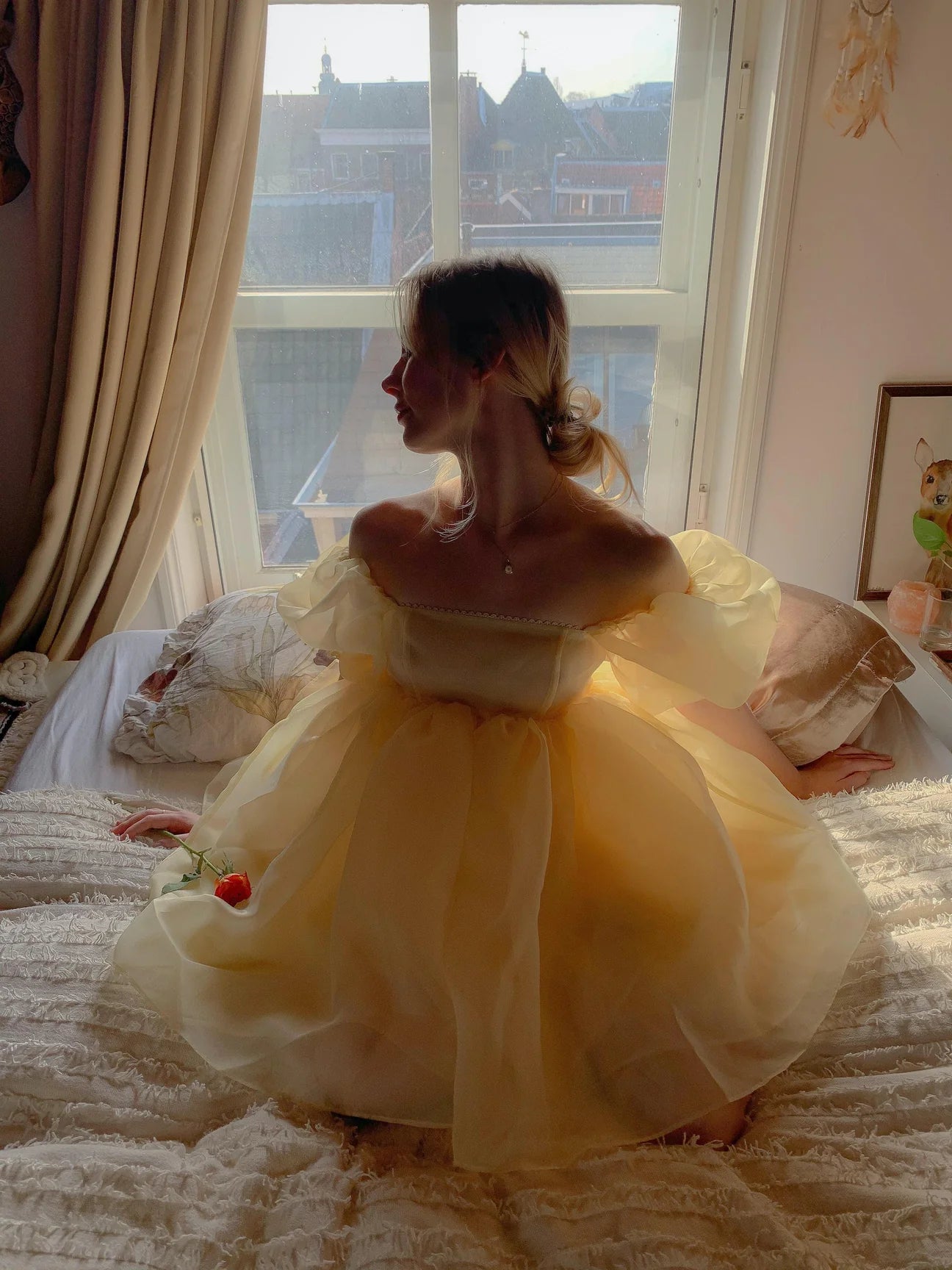 Selkie The Baby Banana Puff Dress - Women’s Size M (Retails for $259)