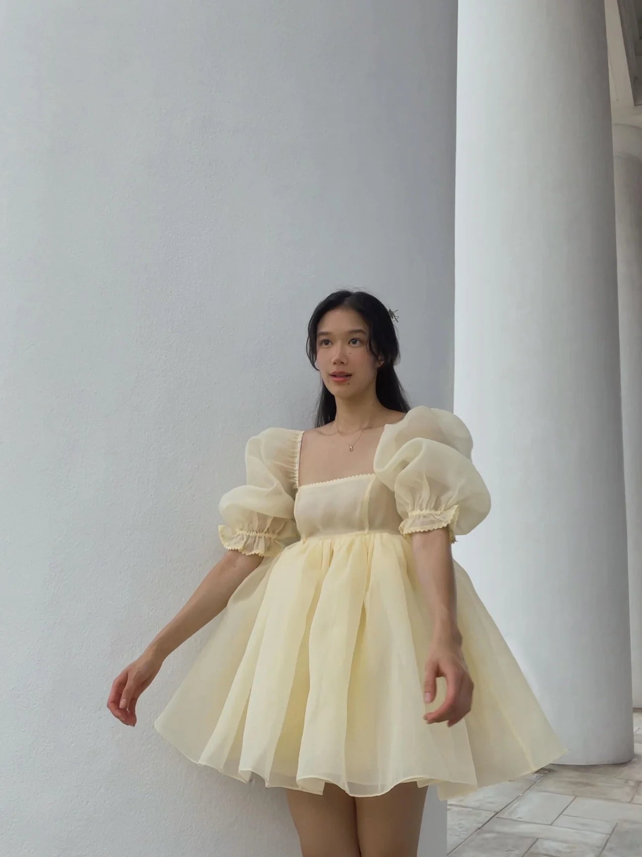 Selkie The Baby Banana Puff Dress - Women’s Size M (Retails for $259)