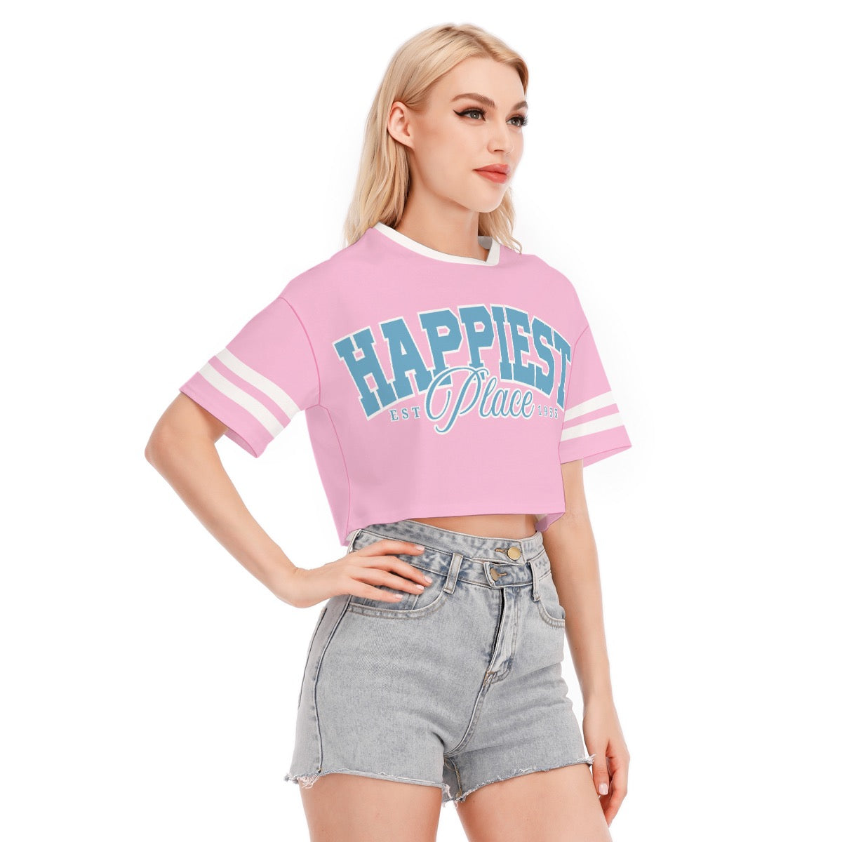 Happiest Place 1955 Cropped T-Shirt | Adult Women’s