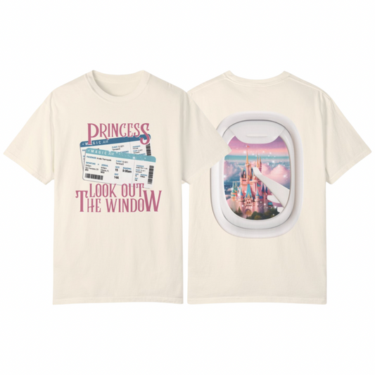 Window Seat Princess (Orlando) T-Shirt | Adult Comfort Colors Unisex