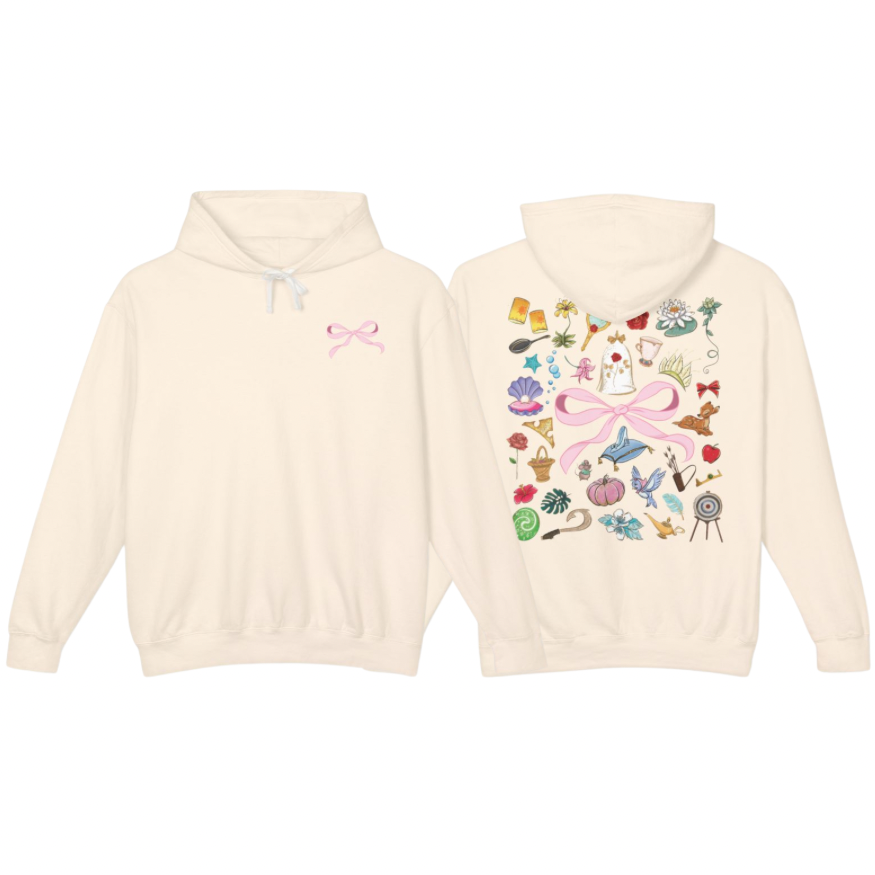 Storybook Princess Hooded Sweatshirt | Adult Comfort Colors Unisex