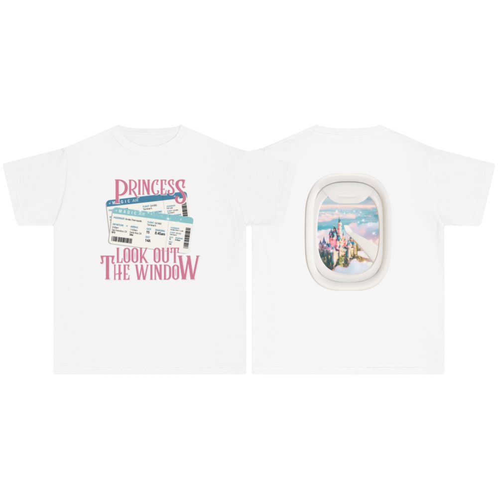 Window Seat Princess (Anaheim) T-Shirt | Youth Comfort Colors Unisex