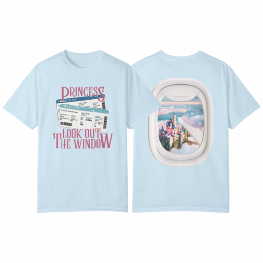 Window Seat Princess (Anaheim) T-Shirt | Adult Comfort Colors Unisex