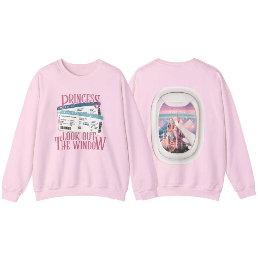 Window Seat Princess (Orlando) Sweatshirt | Adult Gildan Unisex