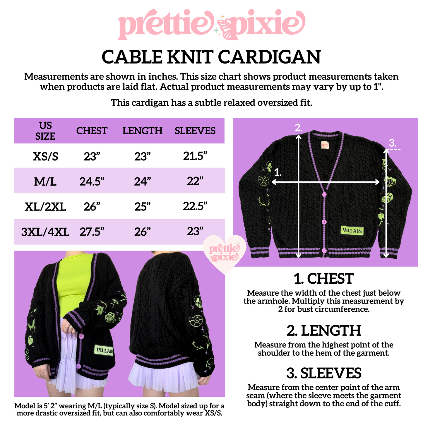 The Villain Cardigan